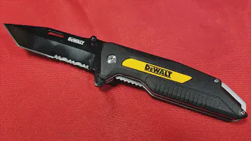 DeWalt Ball Bearing Tanto Pocket Knife Review