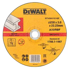 Круг по металлу DEWALT 230х2,2х22,2