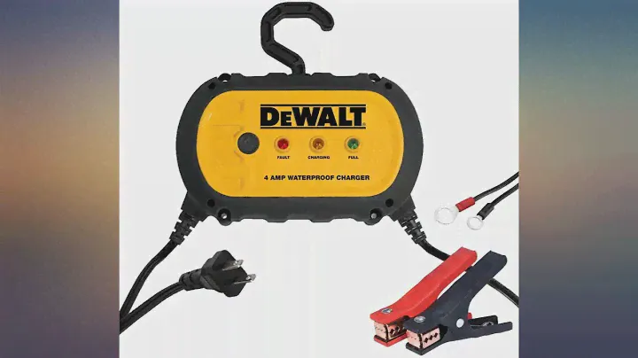DEWALT DXAEWPC4 Fully Automatic 4 Amp 12V Waterproof Battery Charger//Maintainer review