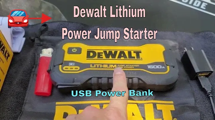 DEWALT Jump Starter and USB Power Bank